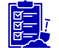 Task list with spade